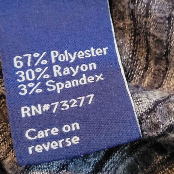 Women's Size Medium Apt. 9 Sleeveless navy top - Picture 5 of 6